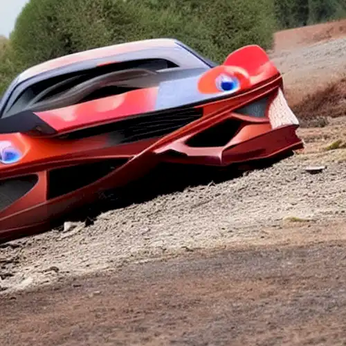 La imagen representa un devastador accidente de Ferrari en Alginet, recordando a los espectadores su impacto inolvidable en la comunidad.