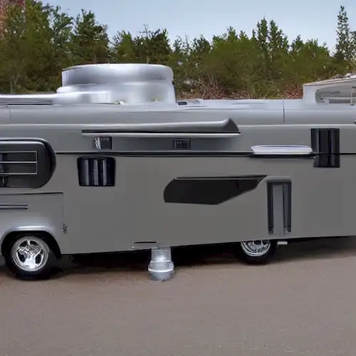 La imagen debe demostrar visualmente los procedimientos adecuados para gestionar y vaciar tanques de agua gris en los RV para una comprensión fácil y prácticas seguras.