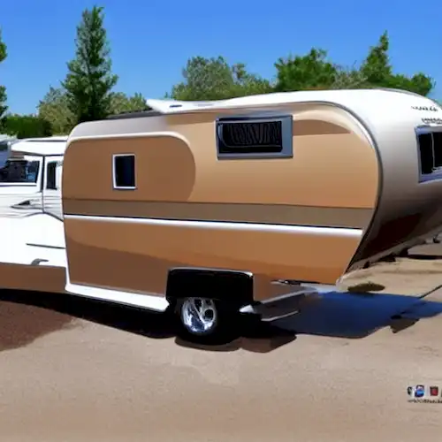 La imagen debe mostrar un proceso paso a paso de vaciar de forma segura y mantener tanques de agua gris en RVs para experiencias de camping sin complicaciones.