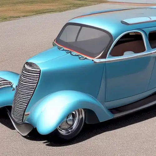 La imagen debe representar a André Citroën como un pionero visionario que hizo que los automóviles fueran accesibles a la gente común, revolucionando el transporte y transformando las comunidades rurales.