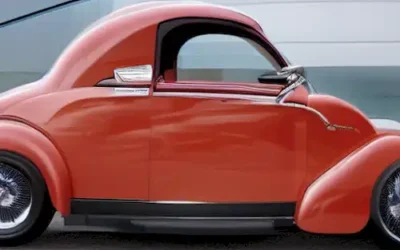 La imagen representa a André Citroën como el pionero que hizo que los automóviles fueran accesibles a todos