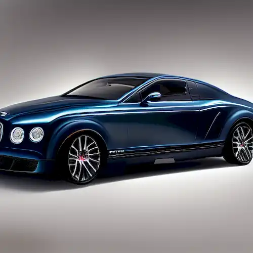 La imagen retrata el regreso de Bentley Speed Six como una serie única y muy limitada de sólo 12 vehículos.