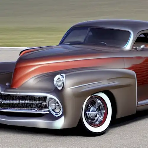 La imagen debe representar 15 coches oscuros o históricamente significativos de varias épocas, recordando a los espectadores su impacto en el desarrollo automotriz y la influencia cultural.