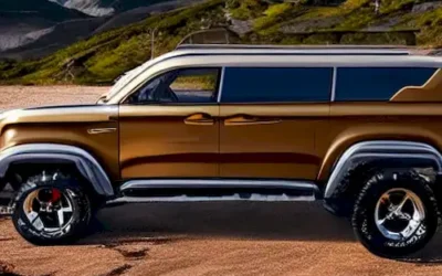 La imagen debe representar los primeros 5 SUV económicos más adecuados para emocionantes aventuras de montaña