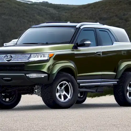 La imagen debe mostrar los primeros cinco SUV económicos perfectos para emocionantes aventuras de montaña, destacando su eficiencia de combustible y sus capacidades fuera de la carretera.