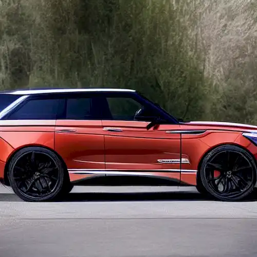 La imagen retrata la decisión de Violeta y Fabio de comprar un Range Rover Velar para acomodar a su creciente familia.