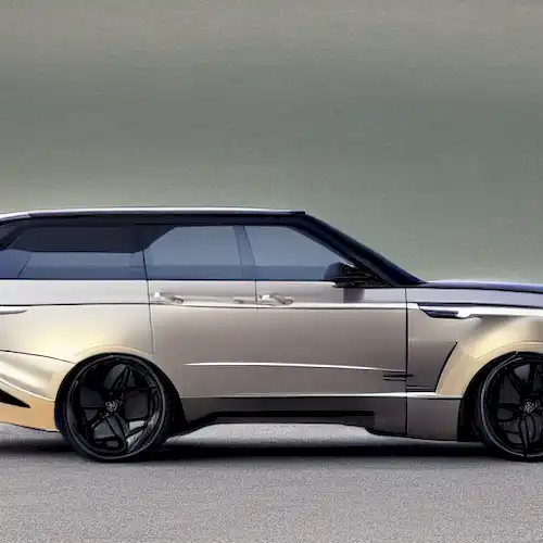 La imagen debe mostrar Violeta y Fabio comprando un Range Rover Velar para satisfacer los requisitos de su creciente familia.