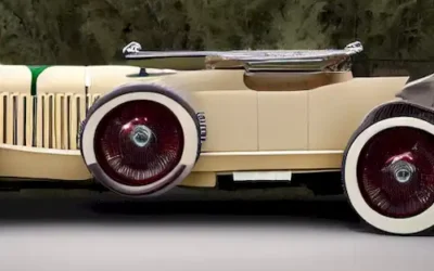 La imagen debe representar un raro Hispano-Suiza H6C Torpedo Tulipwood de 1924