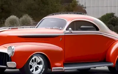 La imagen representa los coches históricos circulantes en zonas bajas como una posibilidad realista en lugar de un sueño.