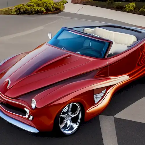 La imagen debe mostrar una vista de arriba hacia abajo de cinco vehículos, etiquetados como las mejores opciones para los conductores principiantes, destacando sus características clave y facilidad de uso.