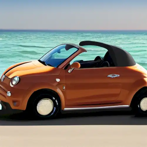 La Fiat 500 Off-Shore Edition Miami combina características innovadoras con un diseño llamativo, creando un vehículo anfibio único para la exploración urbana.