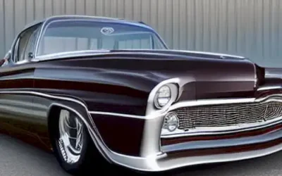 La imagen debe transmitir visualmente la historia del ascenso y caída del Ford Edsel