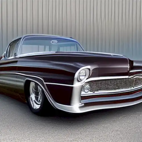 La imagen debe transmitir visualmente la historia del ascenso y caída del Ford Edsel