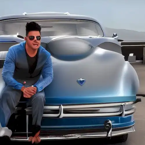 La imagen debe representar Maluma disfrutando de un lujoso vuelo privado