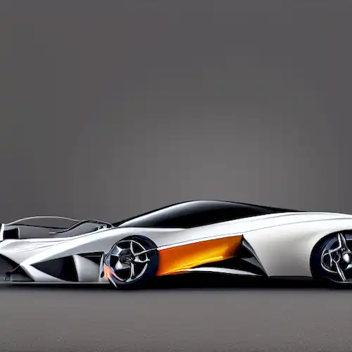 La imagen retrata un impresionante hipercar diseñado por Jesko Absolut, capaz de alcanzar una velocidad impresionante superior que supera los 530 kilómetros por hora.