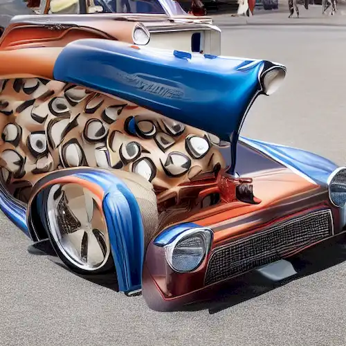 La imagen demuestra un método creativo utilizado por activistas en Barcelona, conocido como The Tyre Extinguishers, que aprieta y posteriormente afloja las nueces de rueda de vehículos para disminuir las emisiones de CO2.