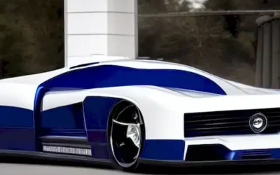 La imagen representa el impresionante Lotec C1009