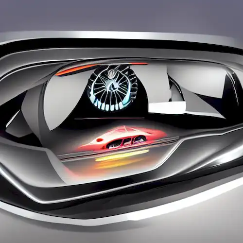 La imagen muestra testigos iluminados en un coche, indicando su papel crucial en la sensibilización del conductor sobre el entorno, mejorando la visibilidad y, en última instancia, contribuyendo a la seguridad general del coche.