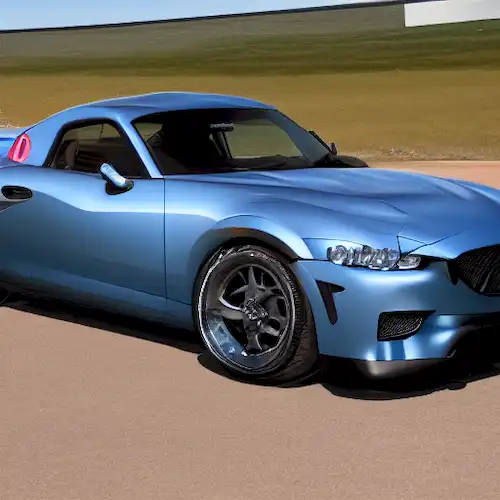 La imagen retrata un moderno motor diesel Mazda, destacando sus características ecológicas e impresionante rendimiento para una sostenibilidad y eficiencia óptimas.