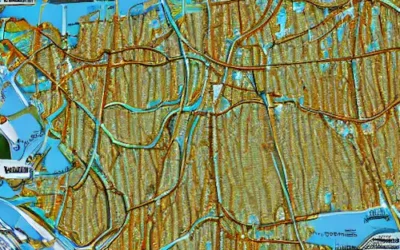 La imagen debe representar un mapa con rutas alternativas resaltadas