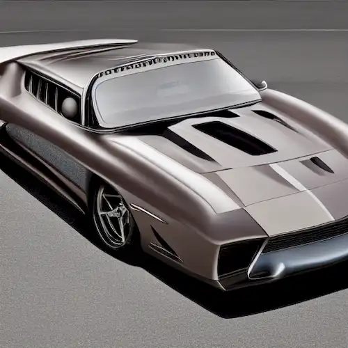 La imagen debe representar escenas de cinco películas temáticas de automóviles inspiradas en verdaderos eventos, con vehículos icónicos como Ferraris, Lamborghinis y Gran Turismos.