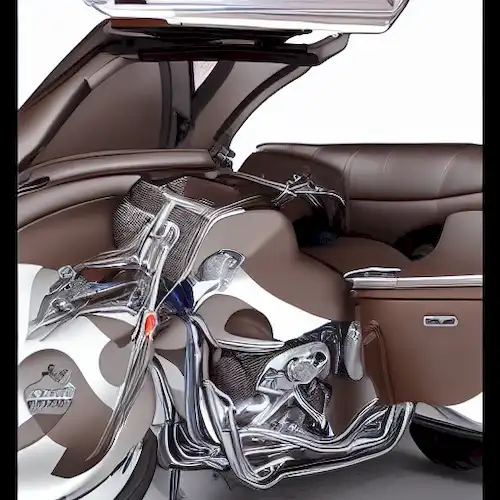 La imagen debe representar un accesorio seguro y cómodo para las motocicletas, garantizando la seguridad durante el transporte.