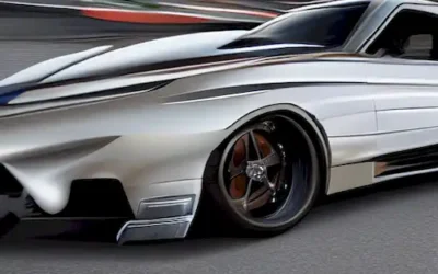 La imagen retrata una excitante búsqueda de alta velocidad de un vehículo a través de las calles de Barcelona