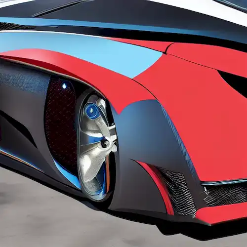 La imagen debe representar varios avances en la tecnología de seguridad vial que se han introducido desde 2022