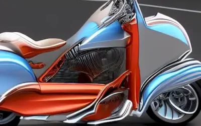 La imagen debe ilustrar características distintas que clasifican motocicletas y scooters