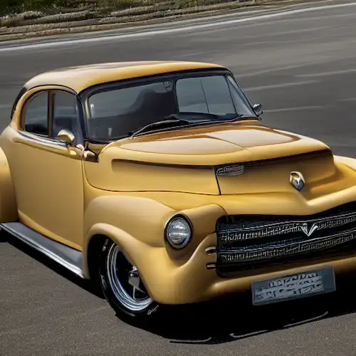 La imagen representa una colección de coches más icónicos de Renault a lo largo de su historia de 120 años, mostrando la evolución y los logros de la marca en la industria automotriz.